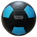 Black Color Blue Panel Rubber Football Sporting